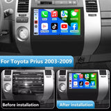 Android 13.0 Car Radio GPS Navi Wifi Apple Carplay BT Upgrade for 2003-2009 Toyota Prius