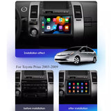 Android 13.0 Car Radio GPS Navi Wifi Apple Carplay BT Upgrade for 2003-2009 Toyota Prius