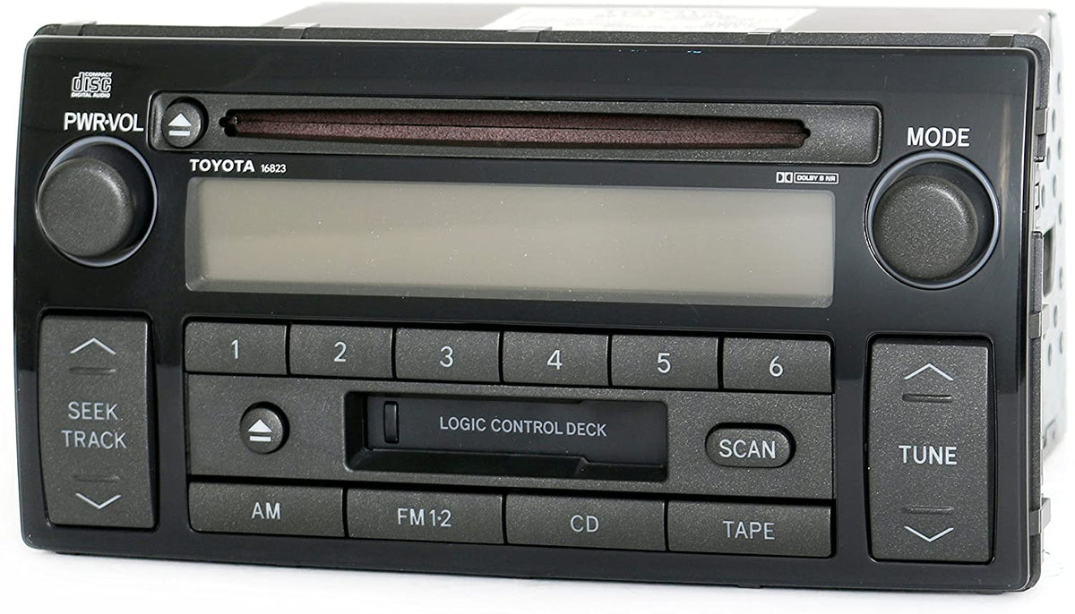 2002 2003 2004 Toyota Camry LE AM FM 16823 Radio CD Cassette 86120-AA0 ...