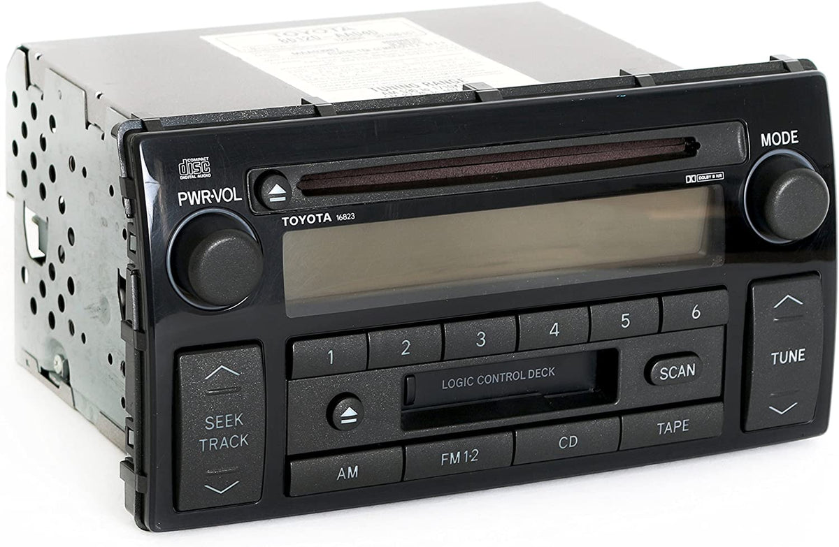 2002 2003 2004 Toyota Camry LE AM FM 16823 Radio CD Cassette 86120-AA0 ...