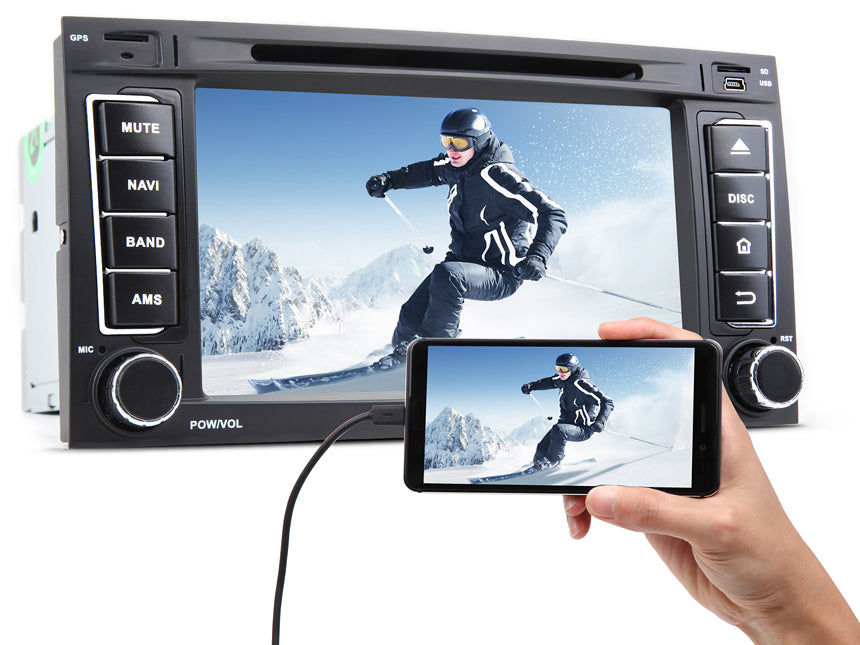 ANDROID MULTIMEDIA NAVIGATION RADIO for VOLKSWAGEN VW TOUAREG 2004