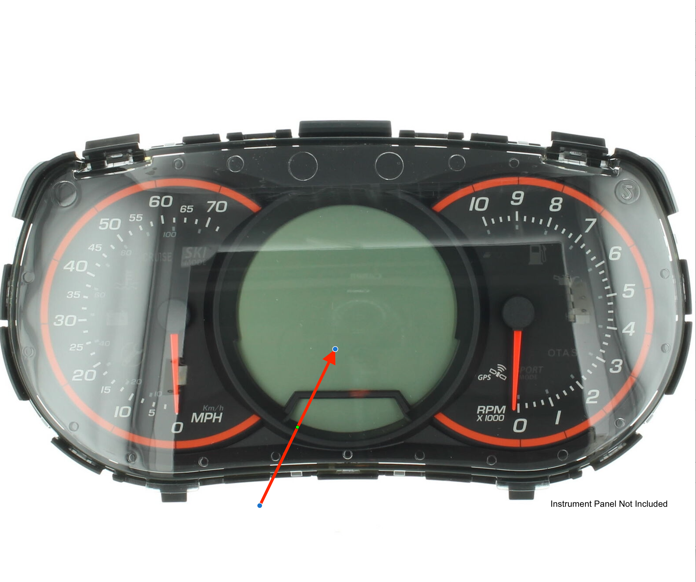 New LCD Display for Sea-Doo Gauge Instrument Cluster, GTX RXT WAKE