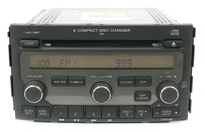 2006-2008 Honda Pilot Radio AM FM 6 Disc CD Player OEM 39100-S9V-A610 1TV9