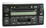 Toyota Camry 2002-2004 Radio AM FM 6 Disc CD Cassette Player 86120-AA060 A56820