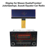 Display for Nissan Dualis/ Frontier/ Juke/ Qashqai and Suzuki Equator Car Radio