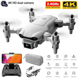 New RC Drone 4k HD Wide Angle Camera WIFI FPV Drone Dual Camera Quadcopter