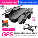 5G 4K GPS Drone x Pro with HD Dual Camera Drones WiFi FPV Foldable RC Quadcopter