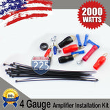 Red 4 AWG Gauge Amplifier Installation Wiring Complete Kit + RCA Interconnect US