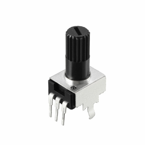 Potentiometer 20K Ohm Variable Resistors Single Turn Rotary Carbon Film 10pcs