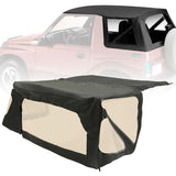 Black Soft Top w/ Tinted Windows For 1988-1994 Suzuki Sidekick Geo Tracker 98715