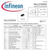 LL2705 MOSFET for GM Cluster Display Repair Silverado Yukon Tahoe Suburban Sierra