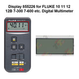 LCD Information Display 855226 for FLUKE 10 11 12 12B 7-300 7-600 etc. Electrical Tester