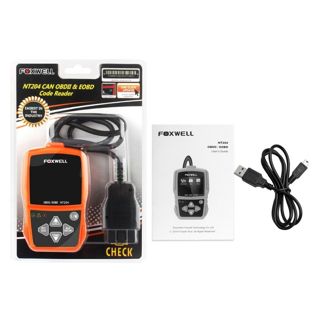 Foxwell NT201 OBD2 Scanner Auto Engine Fault Code Reader 