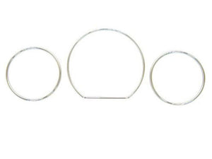 Chrome Gauge Rings for Mercedes Benz W208 W210 CLK E-Class Instrument Cluster